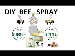 homemade bee spray diy repellent pet