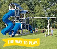Vinyl Playsets Outdoor Play Sets For Kids