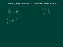 Solving Equations With A Variable In