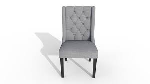 Tufted Parsons Chair 3d Model Cgtrader