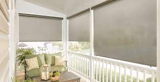 outdoor shades block wind rain and sun