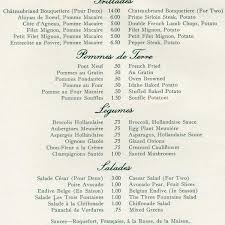 Expensive Restaurant Menu Printable Menu And Chart For