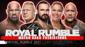 Through wwe's social media, elias also announced his entry into the men's royal rumble. Wwe Royal Rumble 2021 Match Card Predictions Youtube