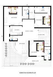 House Plans For 40 X 50 Feet Plot