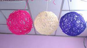 Yarn craft looking for a simple fall decoration? How To Make String Ball Yarn Balls Making Home Decor Ideas Youtube