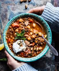 Chickpeas seem to call out for moroccan spices, so that's what they get here. Crockpot Moroccan Lentil And Chickpea Soup Punchfork