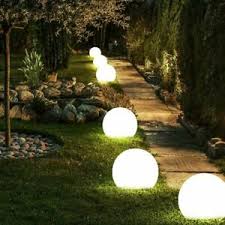 garden ball lights for