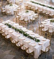 Round And Long Tables Wedding Table