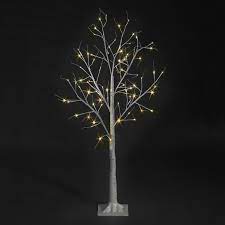 4ft 6ft Or 8ft Led Birch Twig Tree Warm