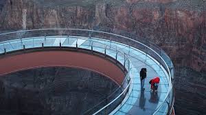 Grand Canyon Skywalk Glass Floor Being