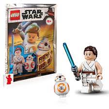 Amazon.com: LEGO The Star Wars Rise of Skywalker Minifigure Combo - BB-8  Droid and Rey (with Lightsaber) : Toys & Games