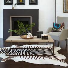 animal skin rugs decorating ideas