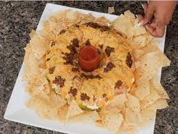 7 layer taco bundt dip recipe food