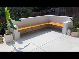 Diy Floating Concrete Garden Bench