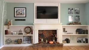 Faux Shiplap Fireplace And Custom