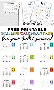 They make it easier for you to create monthly trackers for example. Free 2021 Calendar Tabs Stickers Calendar Printables Bullet Journal Printable Calendar Template