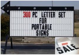 Outdoor Sign Letters Flexible
