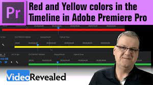 Red and Yellow colors in the Timeline in Adobe Premiere Pro - YouTube