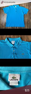 Lacoste Polo Size 8 Mens Blue Preowned In Good Preowned