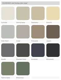 58 Valid Colorbond Steel Colour Matching Chart