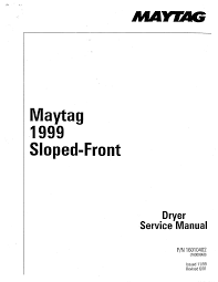 16000132 maytag 1990 automatic dryer repair service manual.pdf. Maytag Dryer Service Manual Pdf Download Manualslib