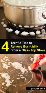 Getting Burnt Milk Off Glass Top Stoves