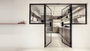 Glass Panel Partition Wall Door Ideas