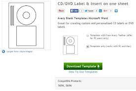 dvd labels using free ms word templates