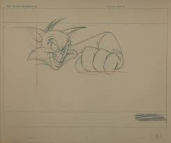 tom and jerry layout drawing id