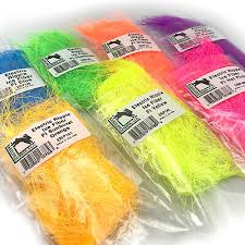 Electric Ripple Ice Fiber Hareline Fly Tying 7 Fluorescent Colors Available Ebay