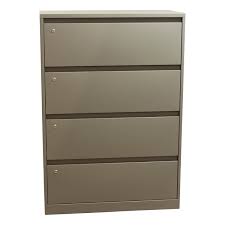 drawer used 36 inch lateral file taupe