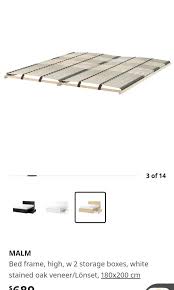 Ikea Malm Bedframe W Storage Drawer