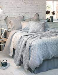 teasels dove grey bed linen