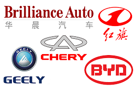 chinese car brands companies and