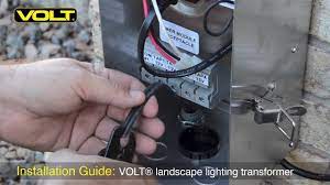 install a low vole transformer