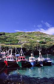 Fishing Boats In Inishturk Harbour