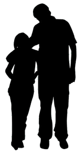 Father Silhouette Daughter - Silhouette png download - 372*678 ...
