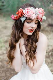 Add some flowers or … Beautiful Boho Bridal Flower Crowns Chic Vintage Brides