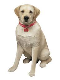 Life Size Labrador Retriever Dog Statue