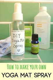diy yoga mat spray how to clean your