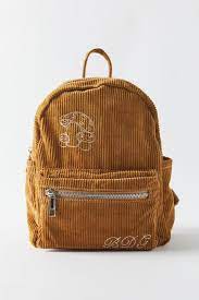 bdg embroidered mini corduroy backpack