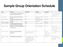 Training Program Schedule Template Excel Programme Employee