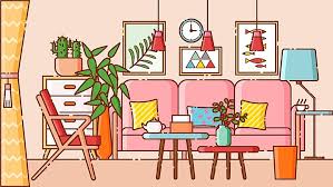Home Living Vector Art Png Images