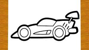 cÓmo dibujar un coche de carreras