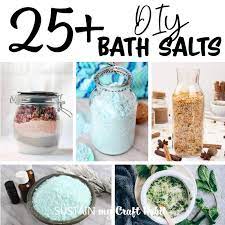 25 diy bath salts sustain my craft habit