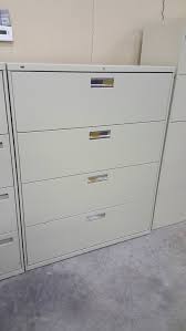 four drawer locking lateral hon filing