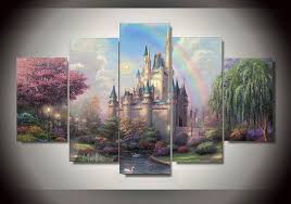 5 Panel Canvas Art Wall Decor