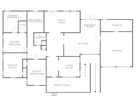 the finalized house floor plan plus