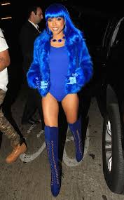 How can he look so icy and hot at. Shall We Proceed Yes Indeed It Was All About Blue For Karrueche Who Channeled Lil Kim S Look Fashion Bomb Daily Style Magazine Celebrity Fashion Fashion News What To Wear Runway Show