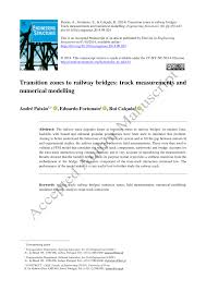 transition zones to railway bridges